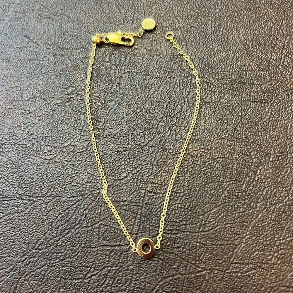 Abbot Lyon letter O adjustable bracelet